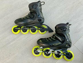 FILA SKATES GHIBLI 90 BLACK/LIME - veľkosť  EUR 43,5 - 2