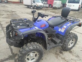 Hisun 500 v celku bez motora - 2