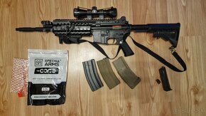 Airsoft - M4 LMT Sir Defender 4 + pištol Beretta px4 storm - 2