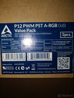 ARCTIC P12 PWM PST A-RGB 0dB a ARCTIC P12 Slim PWM PST - 2