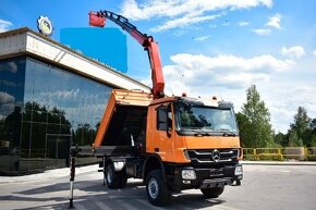 8825 MB Actros 1841- 4x4 – Sklápěč S3 + HR-Palfinger PK 2300 - 2