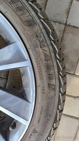 PREDÁM DISKY S PNEUMATIKAMI MICHELIN 235/45 R 18 - 2