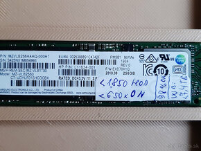 SD 256GB M.2 PCIe NVMe SAMSUNG PM981 80mm - 2