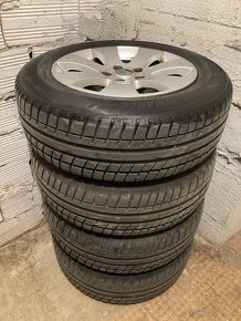 Predám elektróny originál Škoda 5x112 , s gumami 215/60 r16 - 2