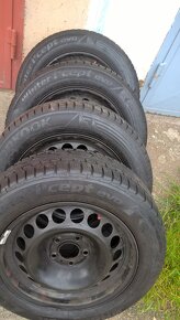 Disky 5x112 AUDI + 205/60 R16 96H ZIMA 7 mm LEN 139,99€/sada - 2