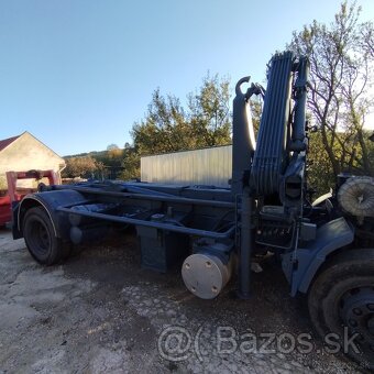 DAF 65.210 hakový nosič + hydraulická ruka 4T+ vidly - 2