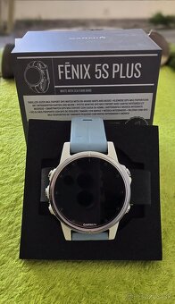 Hodinky Garmin fenix 5s plus modre - 2