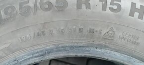 Predám 2 zimné pneumatiky 195/65 R15 91H Continental - 2