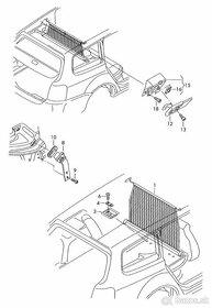 Deliaca siet do kufra VW Passat Variant 3C9 861 691 10S - 2