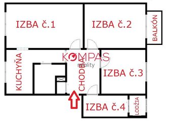 VEĽKÝ, MODERNÝ 3,5-IZB. BYT S BALKÓM AJ LODŽIOU A S VÝHĽADOM - 2