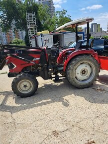 Malotraktor 504 s čelnym nakladačom plus vidly - 2