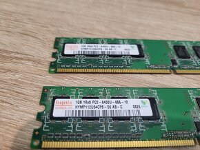 RAM Hynix 2x 1GB, DDR2 800MHz CL6, HYMP112U64CP8-S6-AB-C - 2