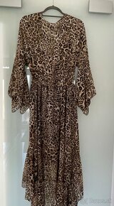 Šaty so vzorom geparda a bodkované šaty - 2