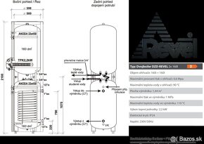 Predám dvojbojler | 2 x 160 l DZD-REVEL - 2