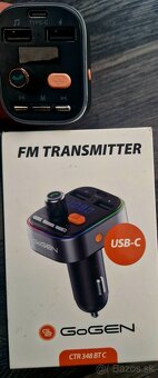 FM transmitter GoGEN CTR 348 BT C - 2