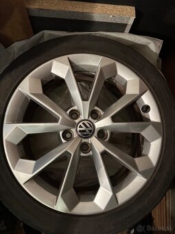 Predám elektrony R17 VW 5x112 r17 + pneu 225/45 - 2