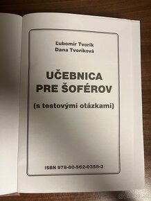 Kniha “Učebnica pre šoférov” - 2