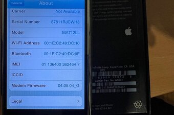 IPHONE 2G,8GB originál krabica ( IMEI zhodné) RARITA - 2