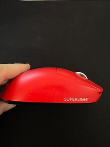 Logitech PRO X Superlight, červená - 2