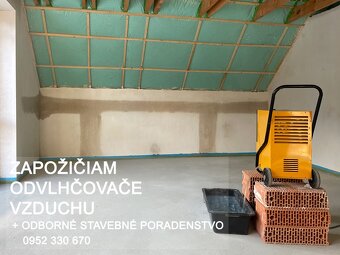 Zapožičiam odvlhčovač vzduchu + odborné stavebné poradenstvo - 2