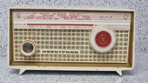 rok 1962 Elektronkové Radio Hornyphon QUICK model W141U/00D - 2