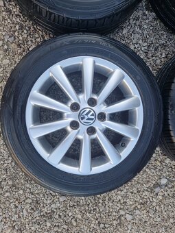 Alu disky s pneu 215/55 R16 vw - 2