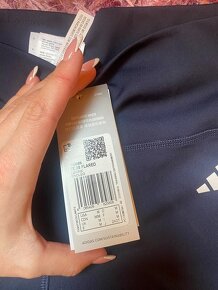 Adidas, dlhé nohavice, tmavo-modré - 2