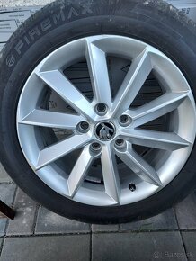 Zimné elektróny 5x112 r 16 + letné gumy 205/55 r16 - 2