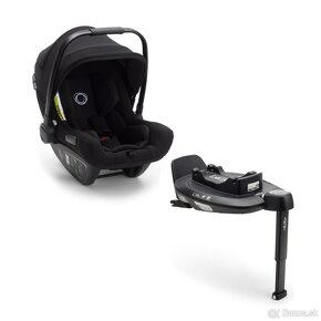 BUGABOO Turtle Air by Nuna Black + Báza + Adaptér na kočík - 2