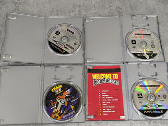 Playstation 2 hry Crash Bandicoot, Grand Theft Auto, Tekken - 2