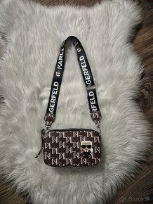 kabelka Karl Lagerfeld crossbody hnedá - 2