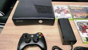 Xbox 360 Slim 500GB + 7 originálnych hier - 2