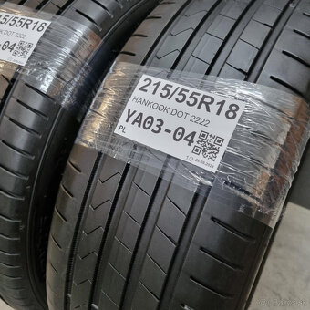 Letné pneumatiky 215/55 R18 HANKOOK DOT2222 - 2