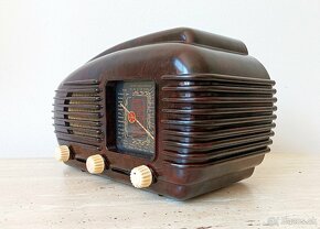 Art Deco starožitné rádio Talisman se želvinovým vzorem - 2