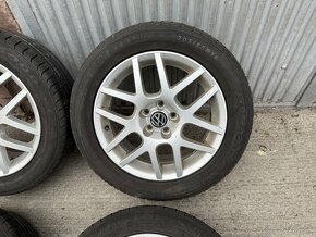 16" Elektrony VW 5x100 s letnymi pneu 205/55 R16 - 2