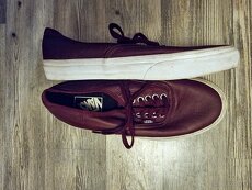 Vans bordové kožené tenisky č.39 - 2