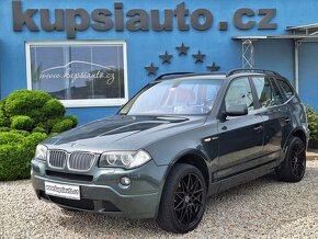 BMW X3 3.0d NAVI, KŮŽE, XENO, ALU 19" - 2