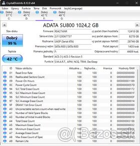 externý SSD 1TB A-DATA XPG SD700X USB 3.1 červený - 2