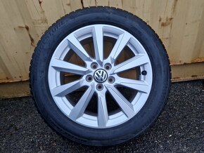 5x100 r16 kolesa disky audi A1 vw tcros alu 195 55 16 zimne - 2