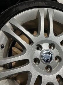 Elektróny 5x112 r18 škoda Themisto  origináli plus nové pneu - 2