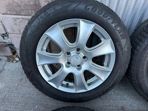 16" Elektrony 5x105 so zimnymi pneu Goodyear 205/60 R16 - 2