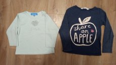 2xtricka H&M 98/104+2x zateplene teplakove nohavice - 2