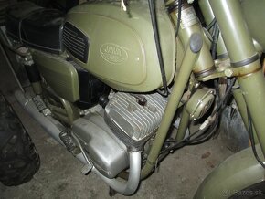 JAWA 350/634 vojenská - 2