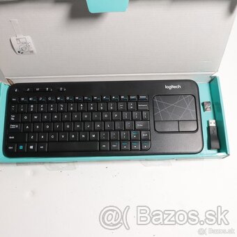 Bezdrôtová klávesnica Logitech K400r s touchpadom - 2