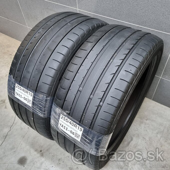 Letné pneu sada 4ks dvojrozmer 225/45R19 a 255/40R19 - 2