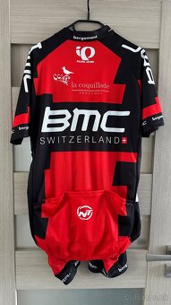 Cyklistický dres BMC + nohavice s trakmi BMC - 2