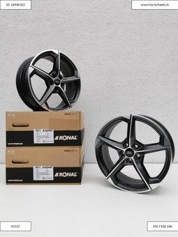 Ford alu disky 8x19 ET 45 5x108 Ronal 1257 - 2