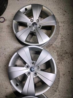 4ks alu disky orig. Škoda 5x112 R17 - 2