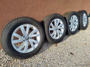 Predám kolesá Volkswagen 5x112 R16 +zimné pneumatiky - 2