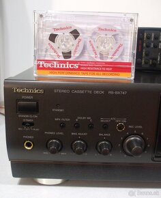 Kazetovy deck TECHNICS RS-BX747, trieda class AA = Japan - 2